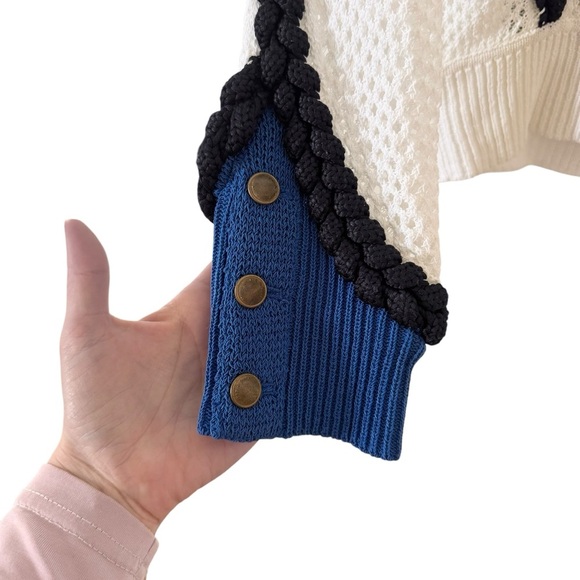 rag & bone Celina Cotton Crew in White Size XXS - Picture 9 of 14